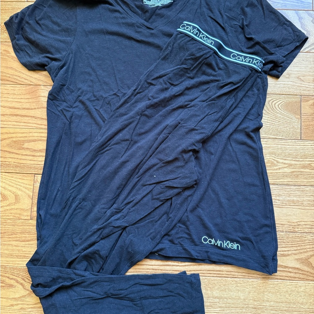 NWOT Calvin Klein Black Lounge Set